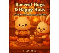 Harvest Hugs & Happy Hues: A Cute Kawaii Thanksgiving Coloring Book for Kids, Teens & Adults: 50 Adorable Kawaii Thanksgiving Coloring Pages with ... Fall Scenes, and Festive Fun for All Ages