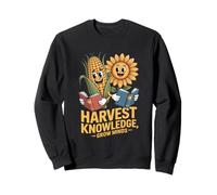 Harvest Knowledge Grow Minds Teacher Classroom Reading Sweatshirt