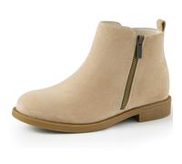 Harvest Land Womens Chelsea Boots Ladies Ankle Boots Winter Boots Stylish Classic Short for Adults Zip up Shoes Sand 9UK