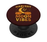 Harvest Moon Vibes Autumn Nature Witch Aesthetic Fall Magic PopSockets Adhesive PopGrip