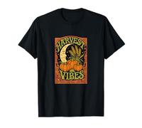Harvest Moon Vibes Autumn Nature Witch Aesthetic Fall Magic T-Shirt