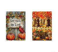 Harvest Polyester Curtains 2-Pack with Ribbons Theme Harvest(A)