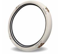 Harvest Pumpkin Green Leaves Steering Wheel Protector Universal Steering Wheel Cover Decorative Car Interior Covers For All Seasons Suv Sedan 38Cm