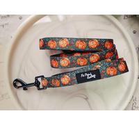 Harvest Pumpkin Patch Dog Lead - Reversible - Pet Pooch Boutique 2cm x 152cm