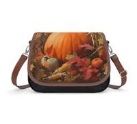 Harvest Pumpkin Shoulder Bag for Women, Handbag with Adjustable Strap & Inner Pocket, Crossbody Bag for Daily Commute Travel