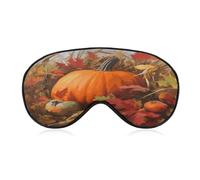 Harvest Pumpkin Sleep Mask Eye Mask Travel Eye Cover