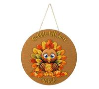 Harvest Season Turkey Plywood Sign Handmade Door Hanger Decoration Farmhouses Wall Hanging Accessories For Home Seasonal Door Greeting