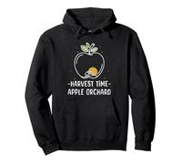 Harvest Time Apple Orchard Apple Picker Apple Picking Day Pullover Hoodie