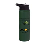 Harvest Time Apple Orchard Apple Picking Day Apple Crew Stainless Steel Insulated Water Bottle