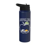 Harvest Time Apple Orchard Apple Picking Day Apple Squad Stainless Steel Insulated Water Bottle