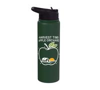 Harvest Time Apple Orchard Apple Picking Day Apple Squad Stainless Steel Insulated Water Bottle