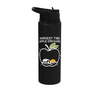 Harvest Time Apple Orchard Apple Picking Day Apple Squad Stainless Steel Insulated Water Bottle