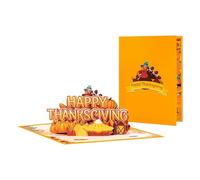 Harvest Wishes Thanksgiving 3D Pop Up Greeting Card