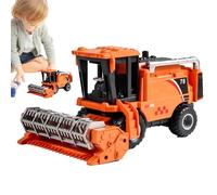 Harvester Toy - 7.87x5.31x4.13in Engineering Vehicle, Simulation Farm Truck, Durable Model Machine, Friction Powered Playset | Construction Harvester Car for Kids Learning Outdoor Indoor Fun Games