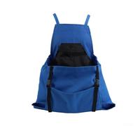 Harvesting Apron for Outdoor Use Featuring Oxford Cloth and Modular Pocket System for Tool Management (Blue)