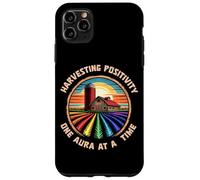 Harvesting Positivity One Aura At A Time Farming Enthusiast Case for iPhone 11 Pro Max