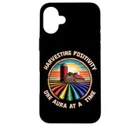 Harvesting Positivity One Aura At A Time Farming Enthusiast Case for iPhone 16 Plus