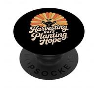 Harvesting Rays Planting Hope Funny Solar Gardener PopSockets Adhesive PopGrip