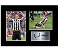 Harvey Barnes Football Player 2024-2025 A4 Printed Signed Poster Photo Display Mount Gift For Newcastle Fans