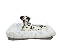 Harvey Bed, Square, 100 ? 75 cm,Grey and White-Black