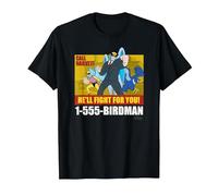 Harvey Birdman, Attorney at Law Birdman Ad T-Shirt, Men, Black, 5X-Large