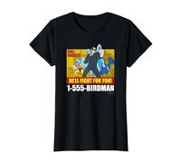 Harvey Birdman, Attorney at Law Birdman Ad T-Shirt, Women, Black, Medium