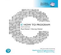 Harvey Deitel C How to Program: With Case Studies in Applications and Harvey Deitel Multicolor