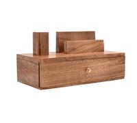 Harvey Makin Bedside Watch & Tech Wooden Storage Drawer in Brown Harvey Makin Brown