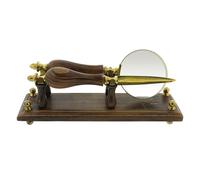 Harvey Makin Brass Magnifying Glass & Paperknife 13 x 25 x 7cm