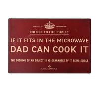 Harvey Makin Civil Defence Dad Microwave Wall Plaque Harvey Makin Multicolor