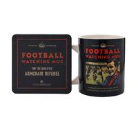 Harvey Makin Civil Defence Football Watching Mug & Coaster Set Harvey Makin Multicolor