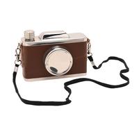 Harvey Makin Classic Camera Hip Flask 11oz, 5.9 x 4.3 x 15.5cm