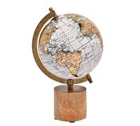 Harvey Makin Gold & Wood Globe Ornament