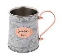 Harvey Makin 'Grandad's Beer' Moscow Mule Mug in Silver Harvey Makin Silver