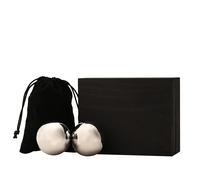 Harvey Makin Men's 2 Large Whisky Chilling Balls in Silver Harvey Makin Silver