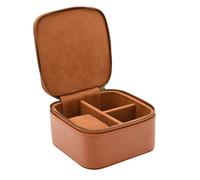 Harvey Makin Men's Travel Watch & Jewellery Case in Brown Harvey Makin Brown