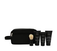 Harvey Makin Mens Weekender Wash Bag Set In Black Black One Size