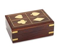 Harvey Makin Playing Cards In Wooden Box - A1815