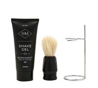 Harvey Makin Shaving Essentials Gift Set In Black Black One Size
