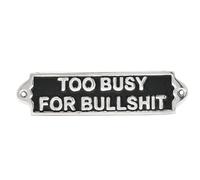 Harvey Makin 'Too Busy' Sign in Black Harvey Makin Black