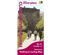 HARVEY Maps Clackmannan Walking & Cycling Map -