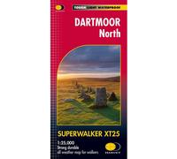 HARVEY Maps Dartmoor North Superwalker Map -