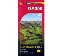 HARVEY Maps Exmoor Superwalker Map -