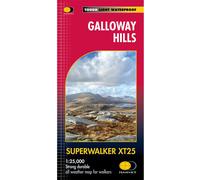 HARVEY Maps Galloway Hills Superwalker Map -