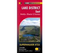 HARVEY Maps Lake District East Superwalker Map -