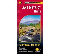 HARVEY Maps Lake District North Superwalker Map -