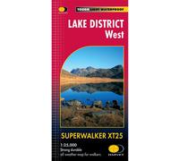 HARVEY Maps Lake District West Superwalker Map -