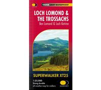 HARVEY Maps Loch Lomond & the Trossachs Superwalker Map -