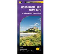 HARVEY Maps Northumberland Coast Path Trail Map -