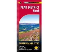 HARVEY Maps Peak District North Superwalker Map -